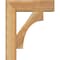 Ekena Millwork Westlake Block Rough Sawn Bracket w/ Offset Brace, Western Red Cedar, 6"W x 18"D x 22"H BKT0604X18X22WTL05RWR - alternate 3